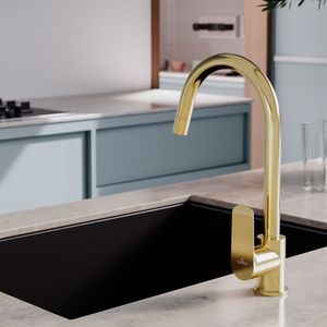 Griferia Cocina Urban 1 Jet Dorado