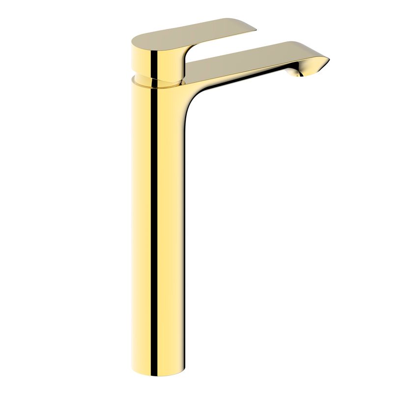 Baños-Griferia-Lavamanos-Urban-22-Cm-S-Desague-Dorado