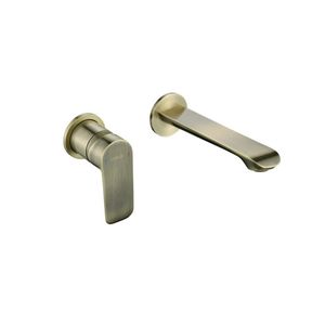 Griferia Lavamanos Urban Muro 16 Cm S/Desagüe Antique Bronze