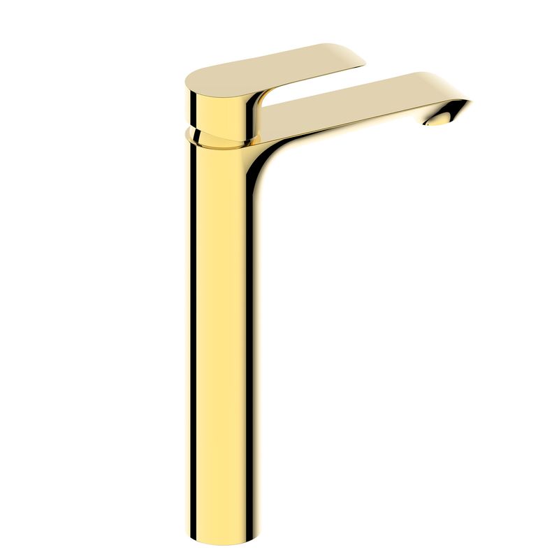 Baños-Griferia-Lavamanos-Urban-22-Cm-S-Desague-Dorado
