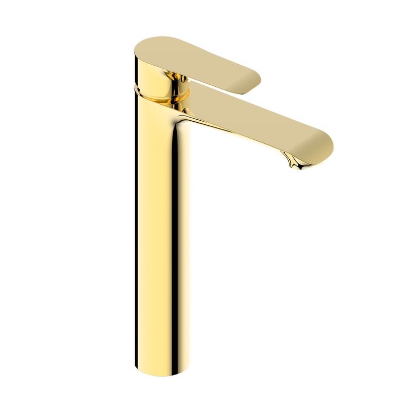 Baños-Griferia-Lavamanos-Urban-22-Cm-S-Desague-Dorado