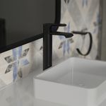 Baños-Griferia-Lavamanos-Urban-N-22-Cm-S-Desague-Negro-Mate