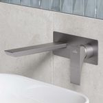 Baños-Griferia-Lavamanos-Kubika-Muro-19-cm-Coldstart-Brushed-Nickel
