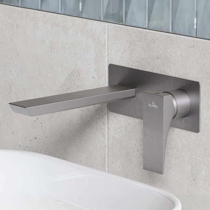 Baños-Griferia-Lavamanos-Kubika-Muro-19-cm-Coldstart-Brushed-Nickel