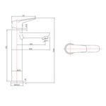 Baños-Griferia-Lavamanos-Concept-Alta-11-cm-S-Desague-Cromo