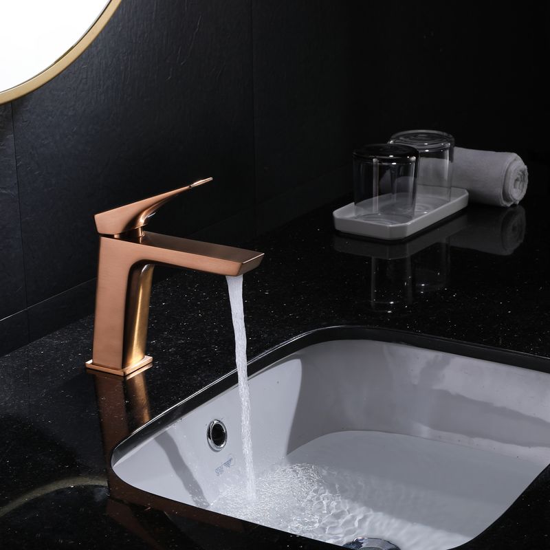 Baños-Griferia-Lavamanos-Kubika-11-cm-Coldstart-S-Desague-Rose-Gold
