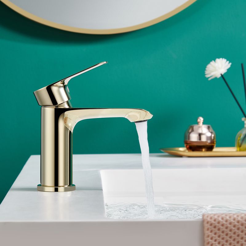 Baños-Griferia-Lavamanos-Urban-9-Cm-S-Desague-Dorado