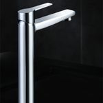 Baños-Griferia-Lavamanos-Life-Alta-22-cm-Coldstart-S-Desague-Cromo