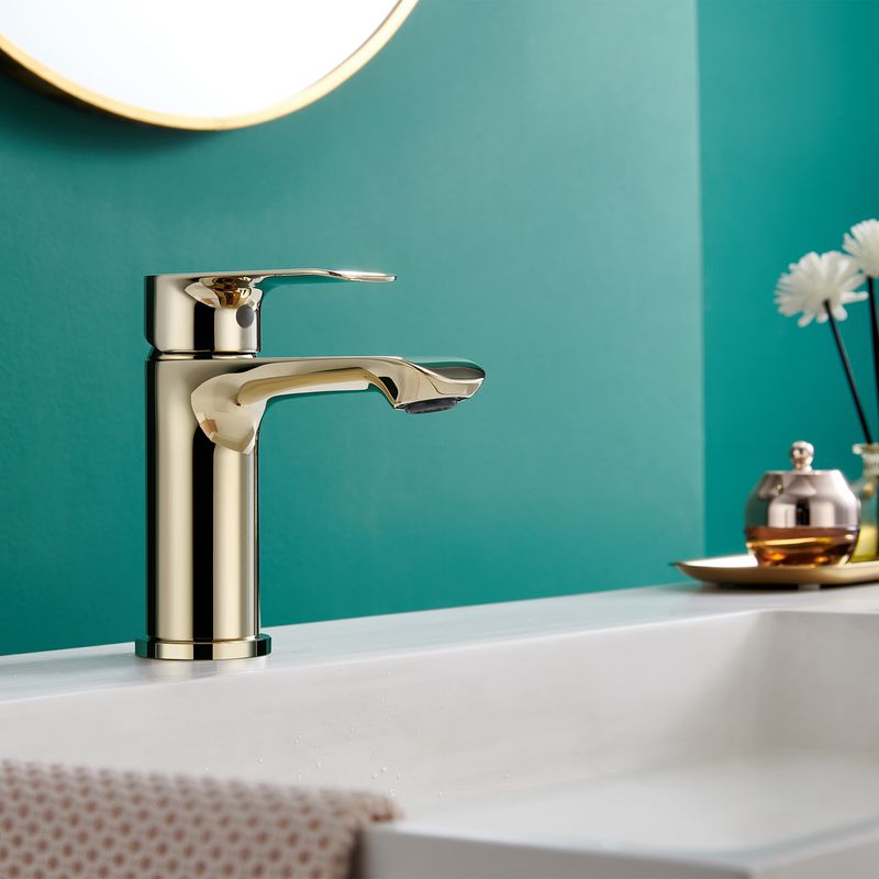 Baños-Griferia-Lavamanos-Urban-9-Cm-S-Desague-Dorado
