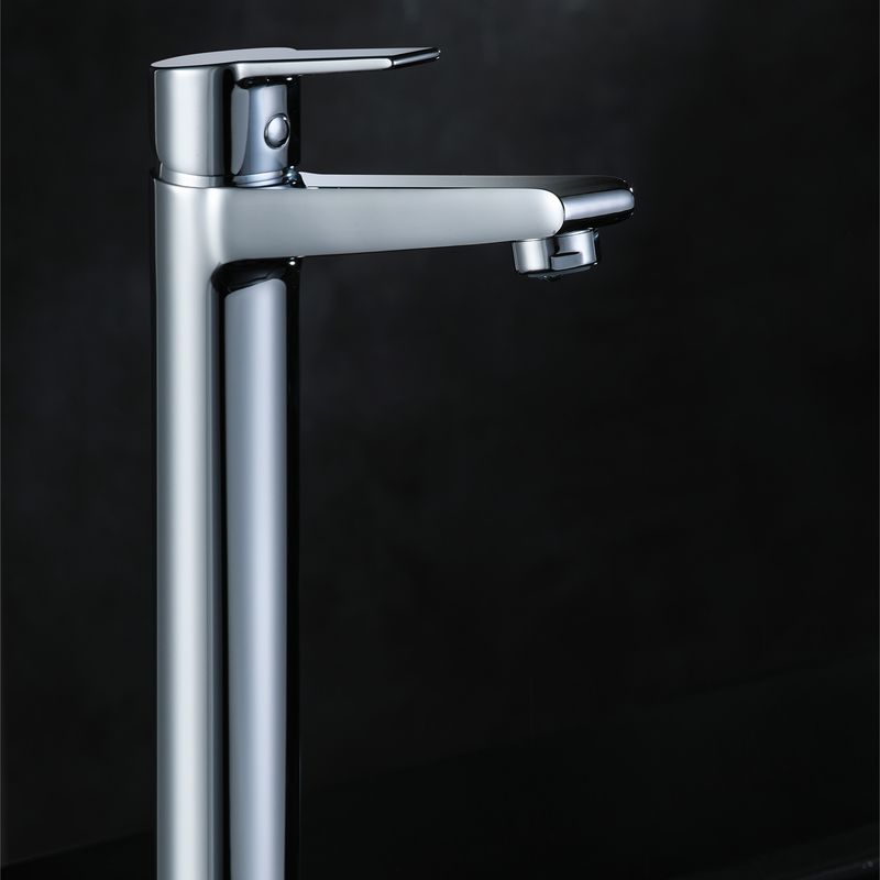 Baños-Griferia-Lavamanos-Life-Alta-22-cm-Coldstart-S-Desague-Cromo