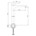 Baños-Griferia-Lavamanos-Keops-Alta-23-cm-S-Desague-Cromo