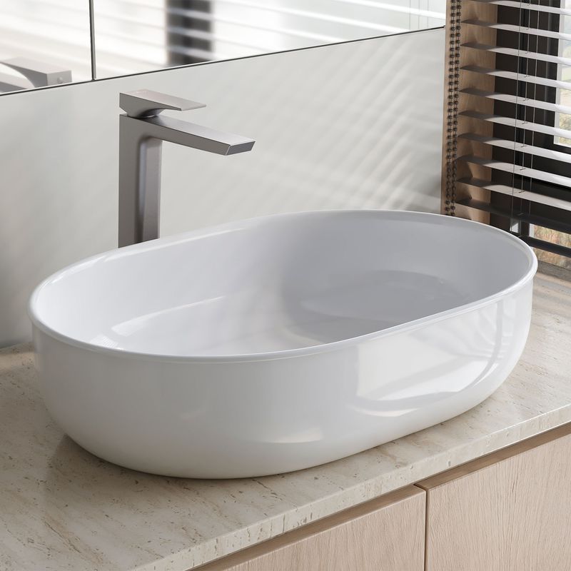 Baños-Griferia-Lavamanos-Kubika-Alta-25-cm-Coldstart-S-Desague-Brushed-Nickel