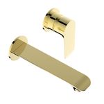 Baños-Griferia-Lavamanos-Urban-Muro-18-Cm-S-Desague-Dorado