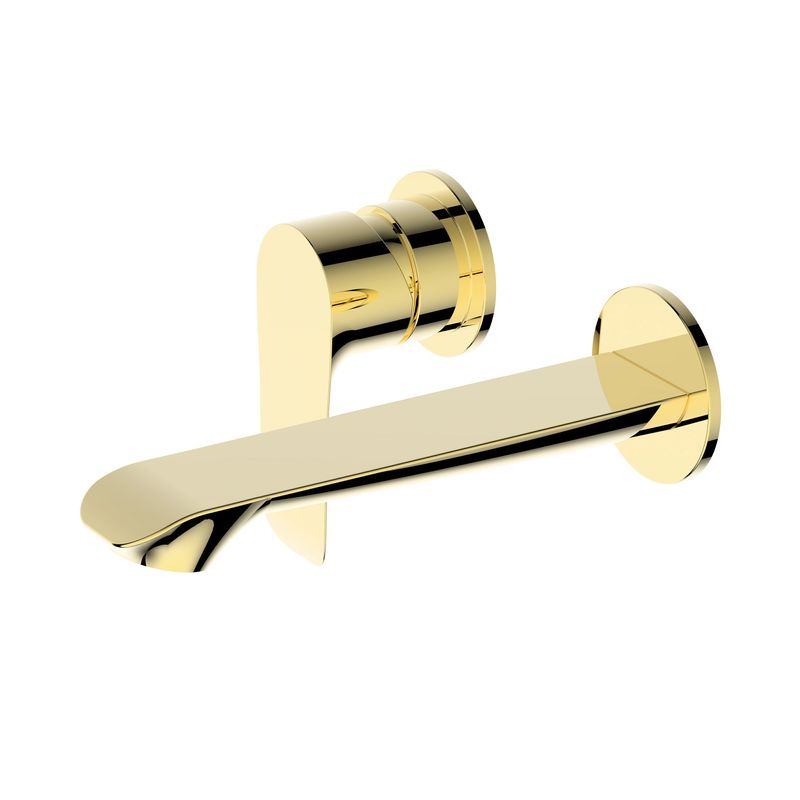 Baños-Griferia-Lavamanos-Urban-Muro-18-Cm-S-Desague-Dorado