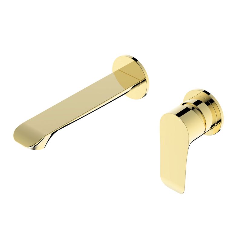 Baños-Griferia-Lavamanos-Urban-Muro-18-Cm-S-Desague-Dorado