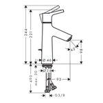Baños-Griferia-Lavamanos-Talis-S-10-cm-C-Desague-Automatico-72020000-Cromo