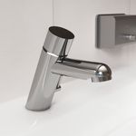 Baños-Griferia-de-Encimera-Public-Temporizado-con-Mezclador-Cromado