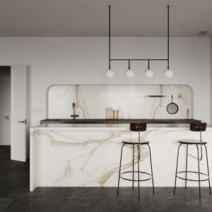 Plancha Ultracompacto Statuario Gold Satin 160x320 cm