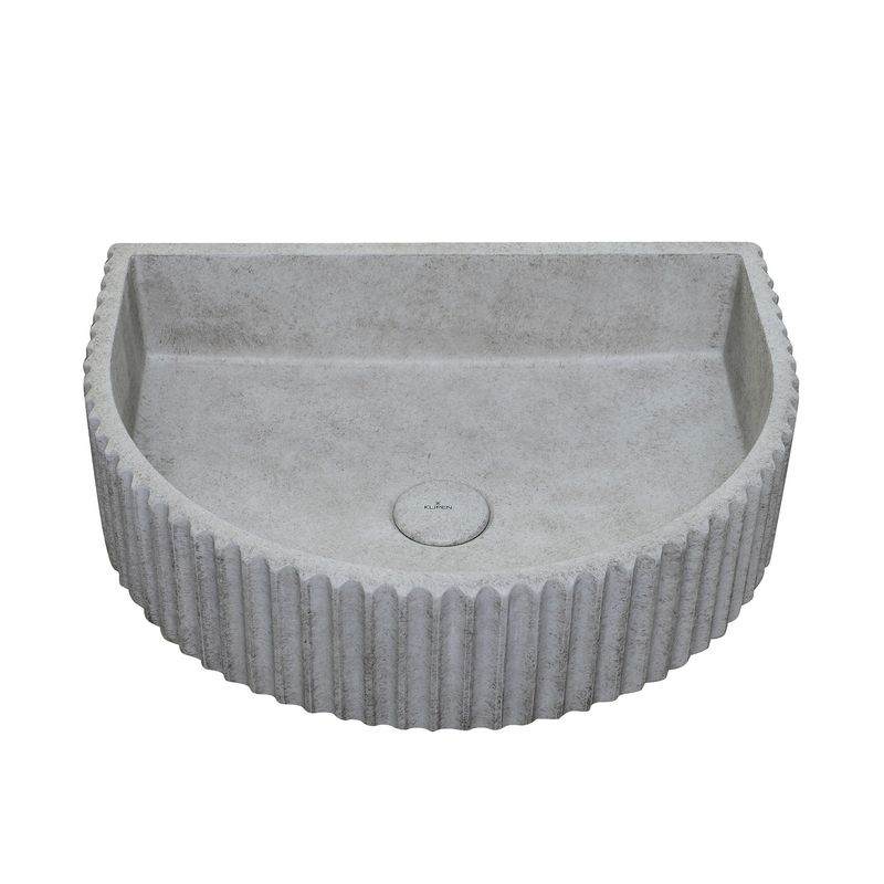 Baños-Lavamanos-Sobreponer-Vessel-Semiredondo-Gris-Mate-465x360x119mm