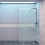 Baños-Mampara-de-Ducha-Civita-Con-Vidrio-Fijo-Blanco-Mate-800x1900-mm