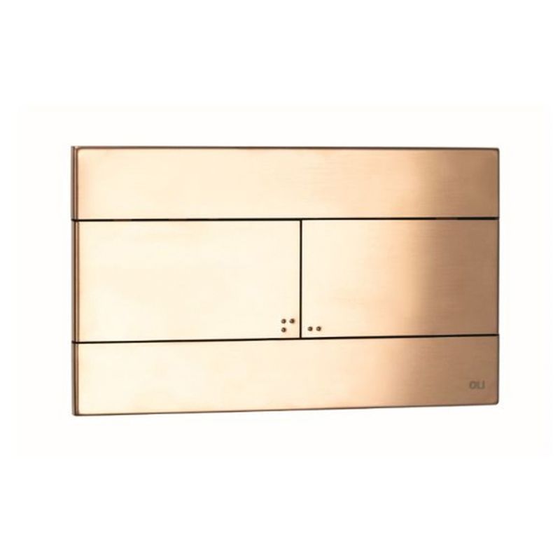 Baños-Placa-De-Accionamiento-Glam-Doble-Copper-Plated-255x150x78-mm