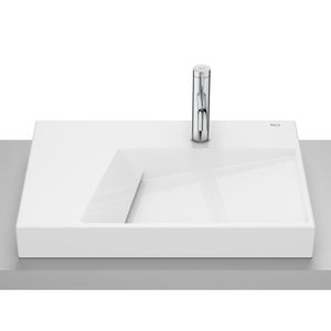 Lavamanos Horizon Geometric de Sobreponer Blanco 600x420x80 mm