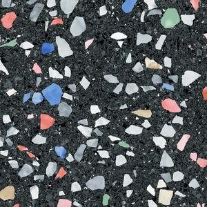 Porcelanato Venice Dark Colors Negro Mate 25x25 cm