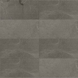 Porcelanato Mea Lapis Grigio Scuro Mate Antideslizante 45x90 cm