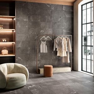 Porcelanato Mea Lapis Grigio Scuro Mate Antideslizante 45x90 cm