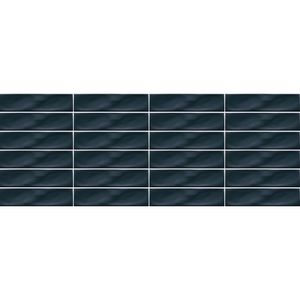Cerámica Muro Ice Craft Azul Brillante 6.8x28 cm