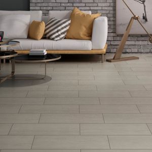 Gres Porcelánico Dakka Gris Mate 15x60 cm
