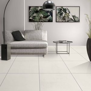 Porcelanarto Chic Cement White 01 Mate 60x60 cm
