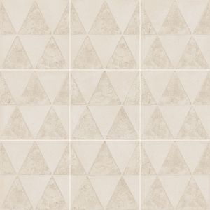 Porcelanato Artcraft Decoro Triangulo Beige Mate 20x20 cm
