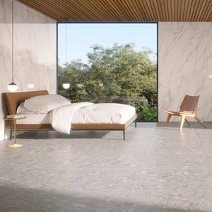 Porcelanato Lombarda Viva Argento Café Mate 90x90 cm