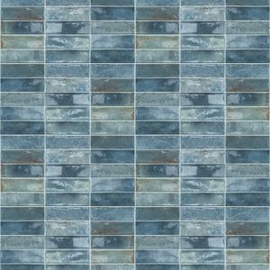 Cerámica Muro Artline Azul Brillante 31.6x60 cm