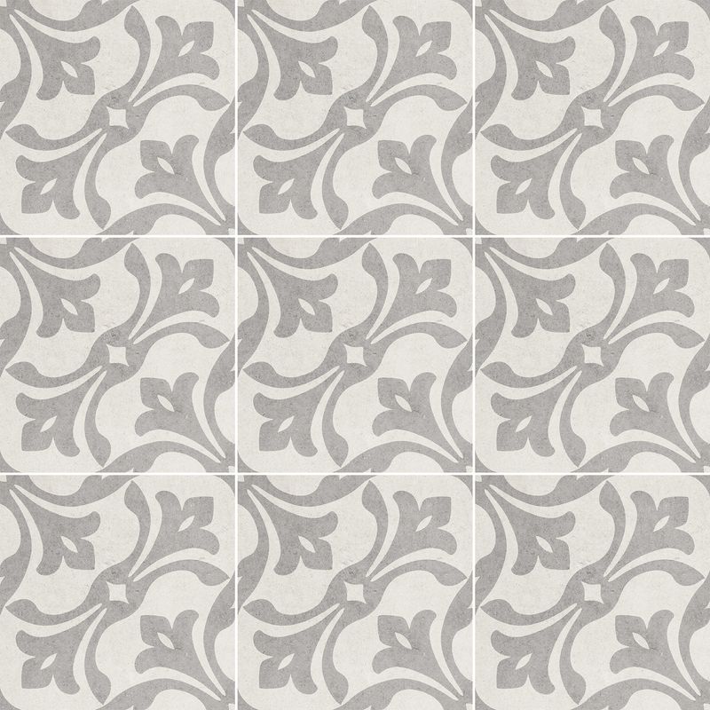 Pisos-y-Muros-Porcelanato-La-Boheme-Blanco-y-Gris-Mate-20x20-cm