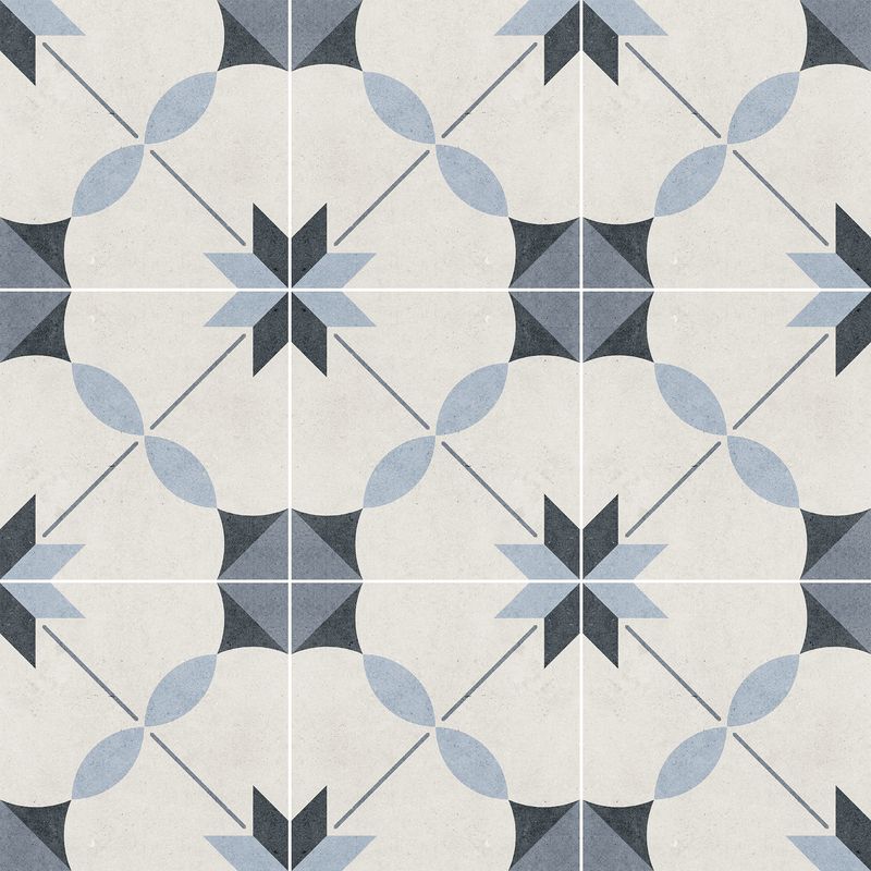 Pisos-y-Muros-Porcelanato-La-Boheme-Chantal-Blanco-y-Azul-Mate-20x20-cm