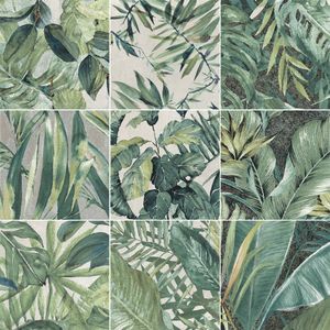 Porcelanato Floral Eucalyptus Mate 15x15 cm