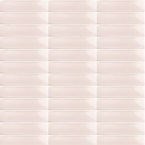 Cerámica Muro Ocean Pink Brillante 7.5x30 cm