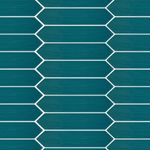 Pisos-y-Muros-Ceramica-Muro-Flow-Picket-Peacock-Verde-Brillante-7.7x30.5-cm