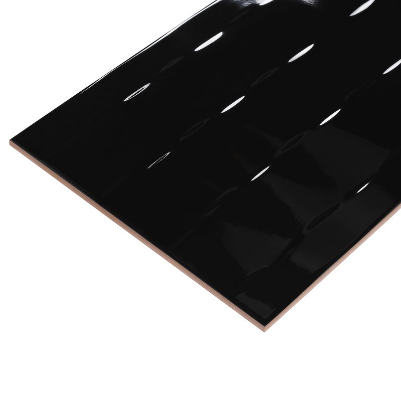 Pisos-y-Muros-Ceramica-Muro-Frost-Waves-Black-Brillante-25x40-cm