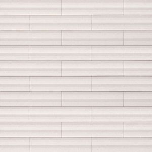 Cerámica Muro Stripes White Stone Mate 7.5x30 cm