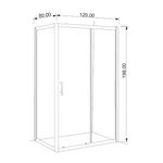 Baños-Mampara-Ducha-Style-Esquinada-1-Puerta-Corredera-1200x800x1980-mm