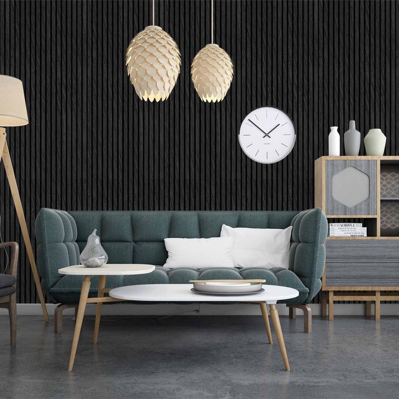 Pisos-y-Muros-Palillaje-Acustico-Intensity-MDF-PET-Gris-Oscuro-60x60-cm