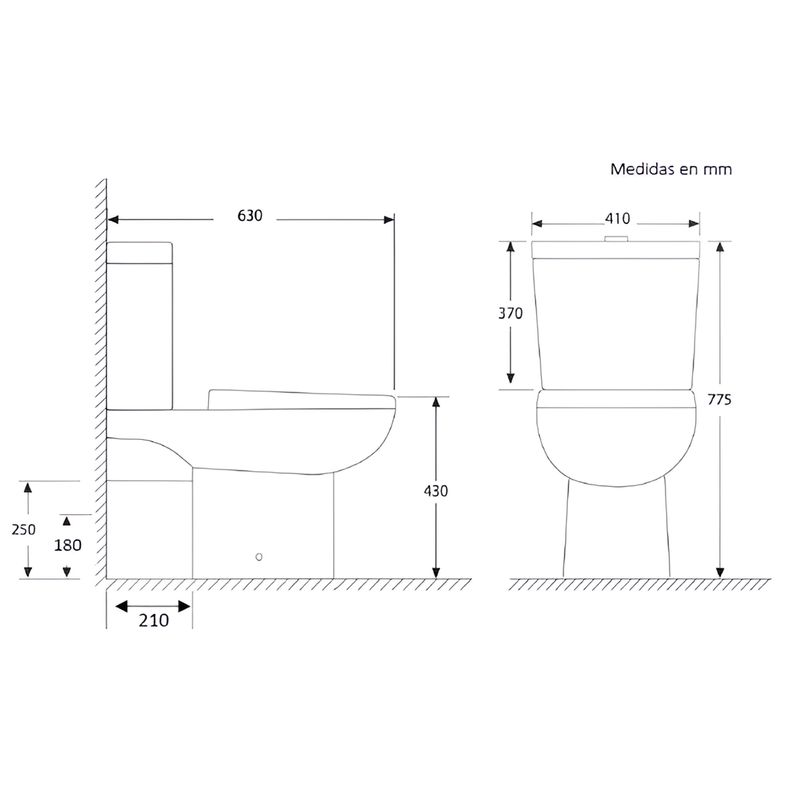Baños-WC-Mykonos-a-Muro-con-Asiento-y-Fijaciones-Blanco