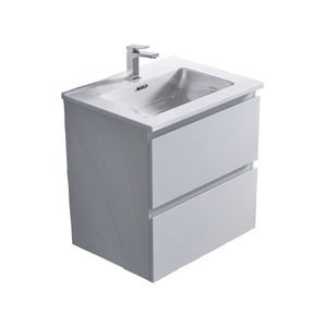 Mueble de Baño Albany 2 Cajones Moon Grey 590x450x600 mm
