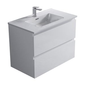 Mueble de Baño Albany 2 Cajones Matte White 790x450x600 mm
