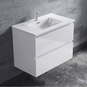Mueble de Baño Albany 2 Cajones White Glossy 790x450x600 mm