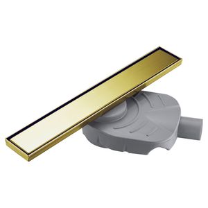 "Desagüe Infloor Line Tipo Canaleta Ducha en Obra Dorado 800 mm
"
