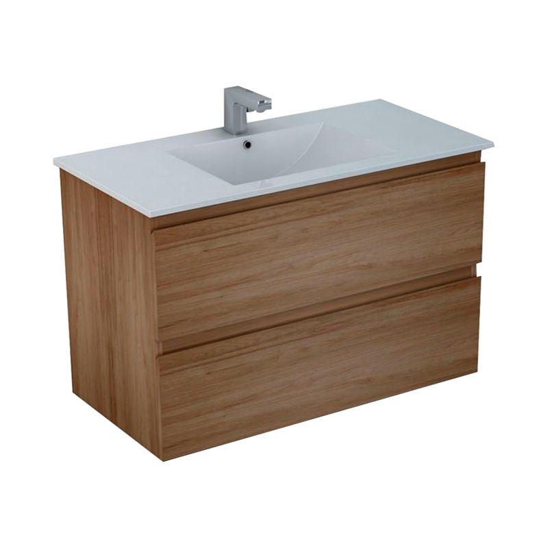 Baños-Mueble-de-Baño-Delfos-dos-Cajones-con-Lavamanos-Base-Light-Oak-600-mm
